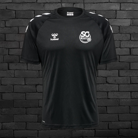 Trainingsshirt Kurzarm Schwarz