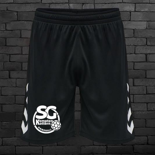 Trainingsshorts Schwarz ohne Reißverschlusstaschen