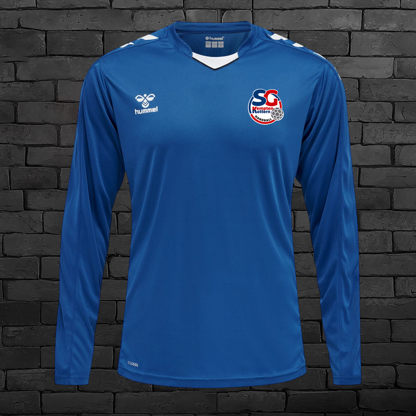 Trainingsshirt Langarm Blau