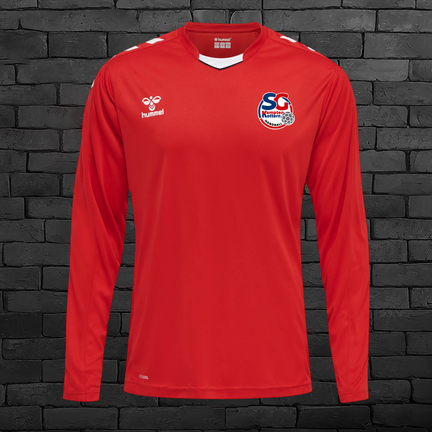 Trainingsshirt Langarm Rot