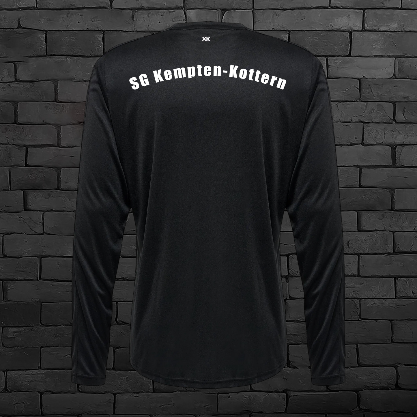 Trainingsshirt Langarm Schwarz