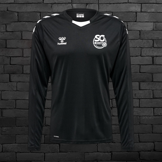 Trainingsshirt Langarm Schwarz